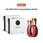 Humsienk 48V 200Ah 10.24kWh Wall-Mounted LiFePO4 Battery Bundle