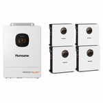 Humsienk 48V 400Ah Wall-Mounted LiFePO₄ Battery 20.48kWh with 12kW Inverter