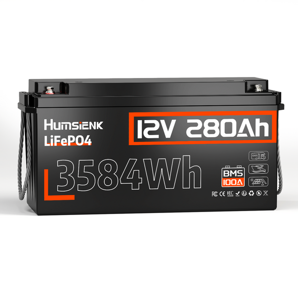 Humsienk 12V 280Ah LiFePO4 Battery