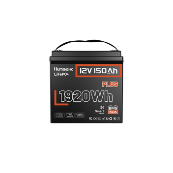 Humsienk 12V 150Ah Plus Bluetooth LiFePO4 Battery