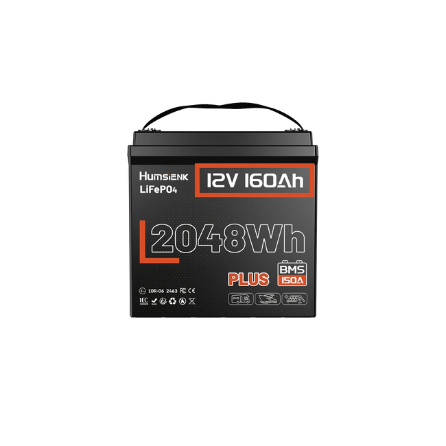 Humsienk 12V 160Ah Plus LiFePO4 Battery