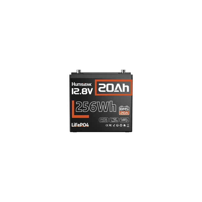 [Buy 1 Get Free 8Ah] Humsienk 12V 20Ah LiFePO4 Battery