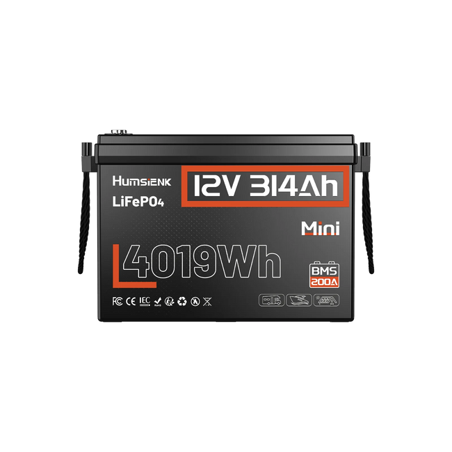 Humsienk 12V 314Ah Mini LiFePO4 Battery