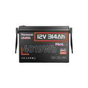 Humsienk 12V 314Ah Mini LiFePO4 Battery with Bluetooth