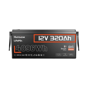Humsienk 12V 320Ah Bluetooth LiFePO4 Battery with 250A BMS