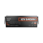 Humsienk 12V 640Ah Bluetooth LiFePO4 Battery with 250A BMS
