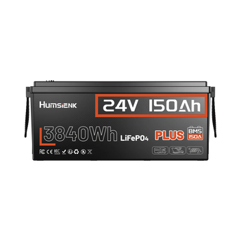 Humsienk 24V 150Ah Plus LiFePO4 Battery