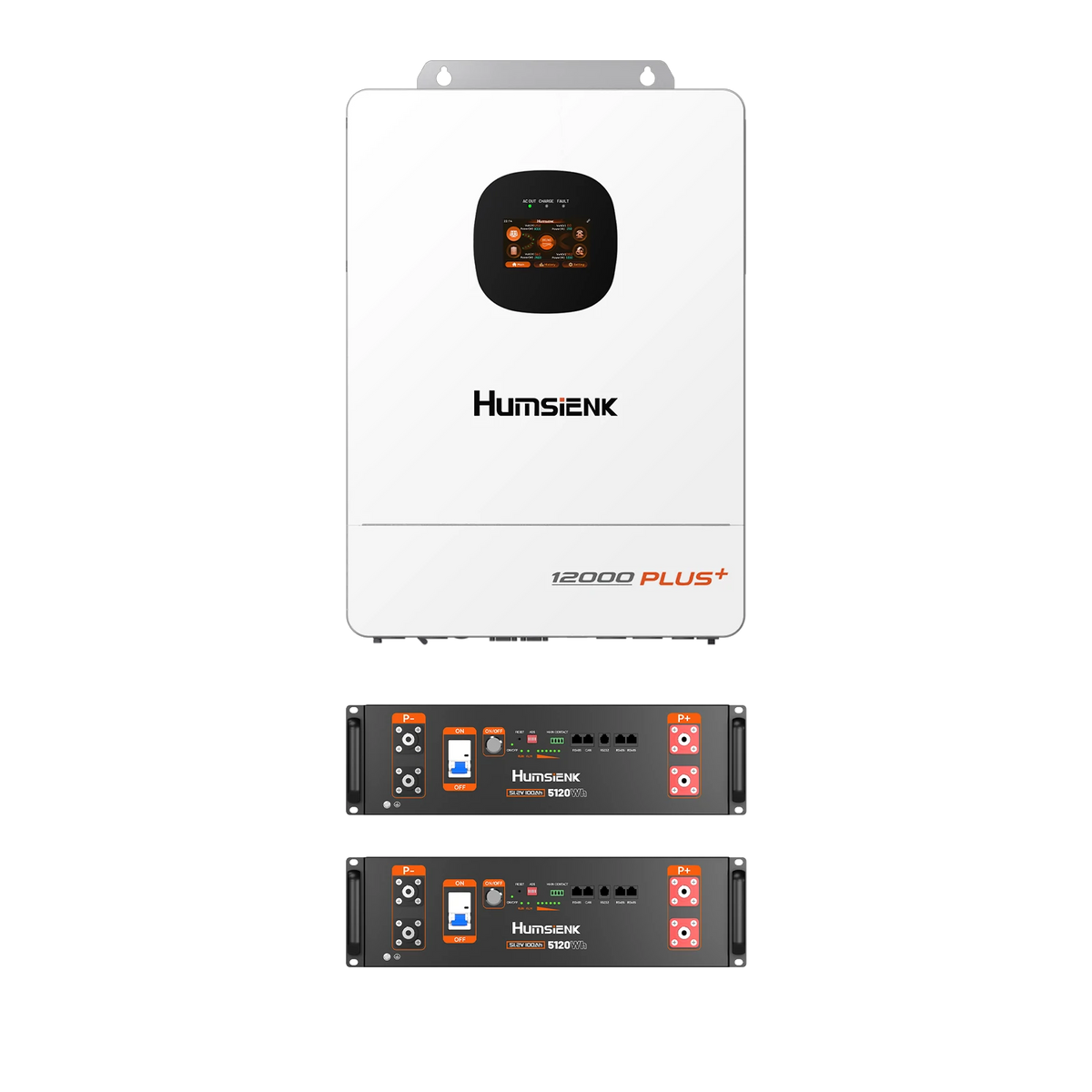 Humsienk 48V 100Ah 3U Server Rack LiFePO4 Battery | 3A Active Balancing & CAN/RS485/RS232 Protocols