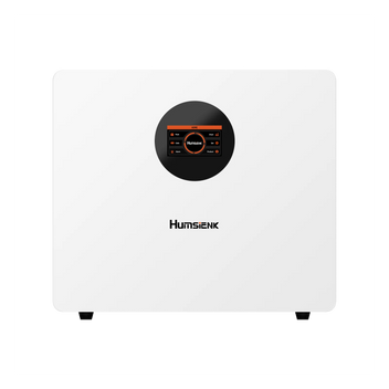 Humsienk 48V 100Ah Wall-mounted Bluetooth LiFePO4 Battery with Active Balancing & LCD Touchscreen