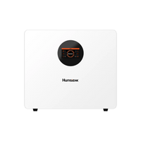 Humsienk 48V 100Ah Wall-mounted Bluetooth LiFePO4 Battery with Active Balancing & LCD Touchscreen