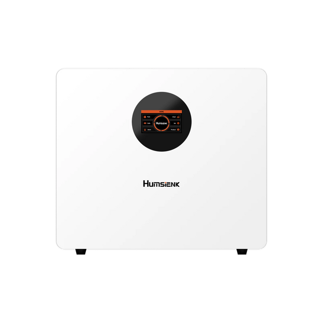 Humsienk 48V 100Ah Wall-mounted Bluetooth LiFePO4 Battery with Active Balancing & LCD Touchscreen