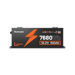 Humsienk 48V 150Ah Golf Cart LiFePO4 Battery with Bluetooth
