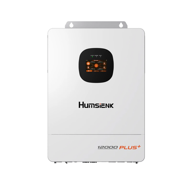 Humsienk 48V 12kW 3-in-1 Hybrid Inverter | Dual MPPT, 10ms UPS, 6-Unit Parallel