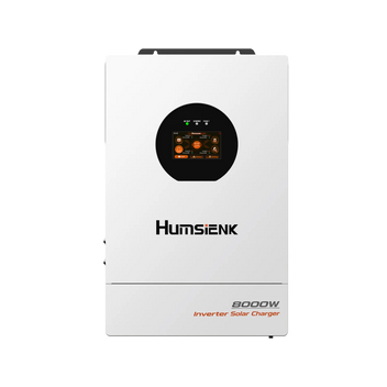 Humsienk 48V 8kW Hybrid Inverter | 120/240V Split-Phase, 10ms UPS, Dual MPPT