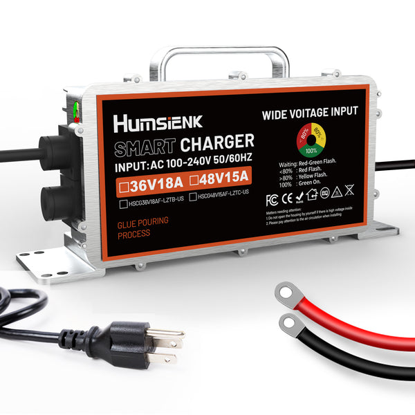 Humsienk 48V (58.4) 15A LiFePO4 Battery Charger