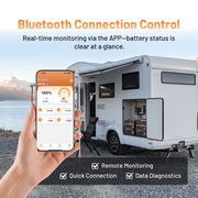Humsienk 12V 150Ah Plus Bluetooth LiFePO4 Battery