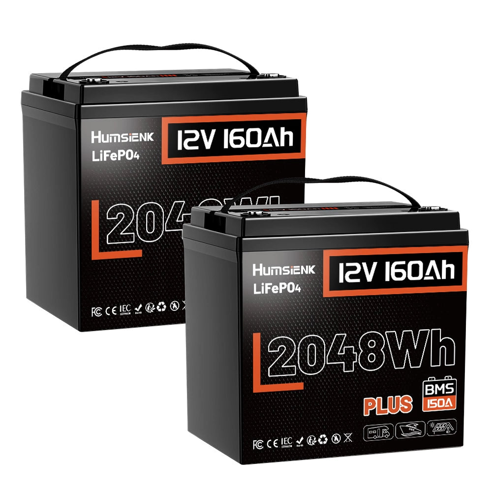 Humsienk 12V 160Ah Plus LiFePO4 Battery