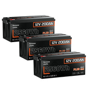 Humsienk_12V_200Ah_LiFePO4_Battery_250A_BMS_3PACK