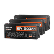 Humsienk 12V 300Ah LiFePO4 Battery