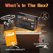 Humsienk 12V 314Ah Mini LiFePO4 Battery