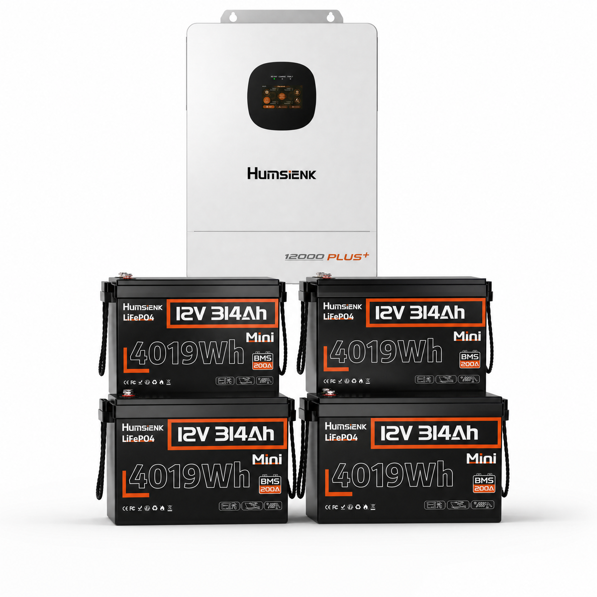 Humsienk 12V 314Ah Mini LiFePO4 Battery