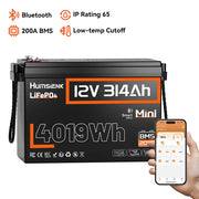 Humsienk_12V_314Ah_MINI_LiFePO4_Bluetooth_Battery_200A_BMS_1