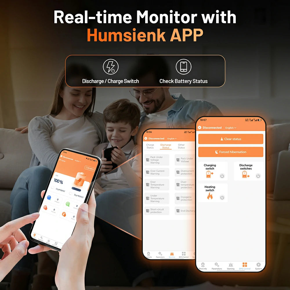 [⚡Black Friday Offer] 12V 320Ah Bluetooth LiFePO4 Battery with 250A BMS