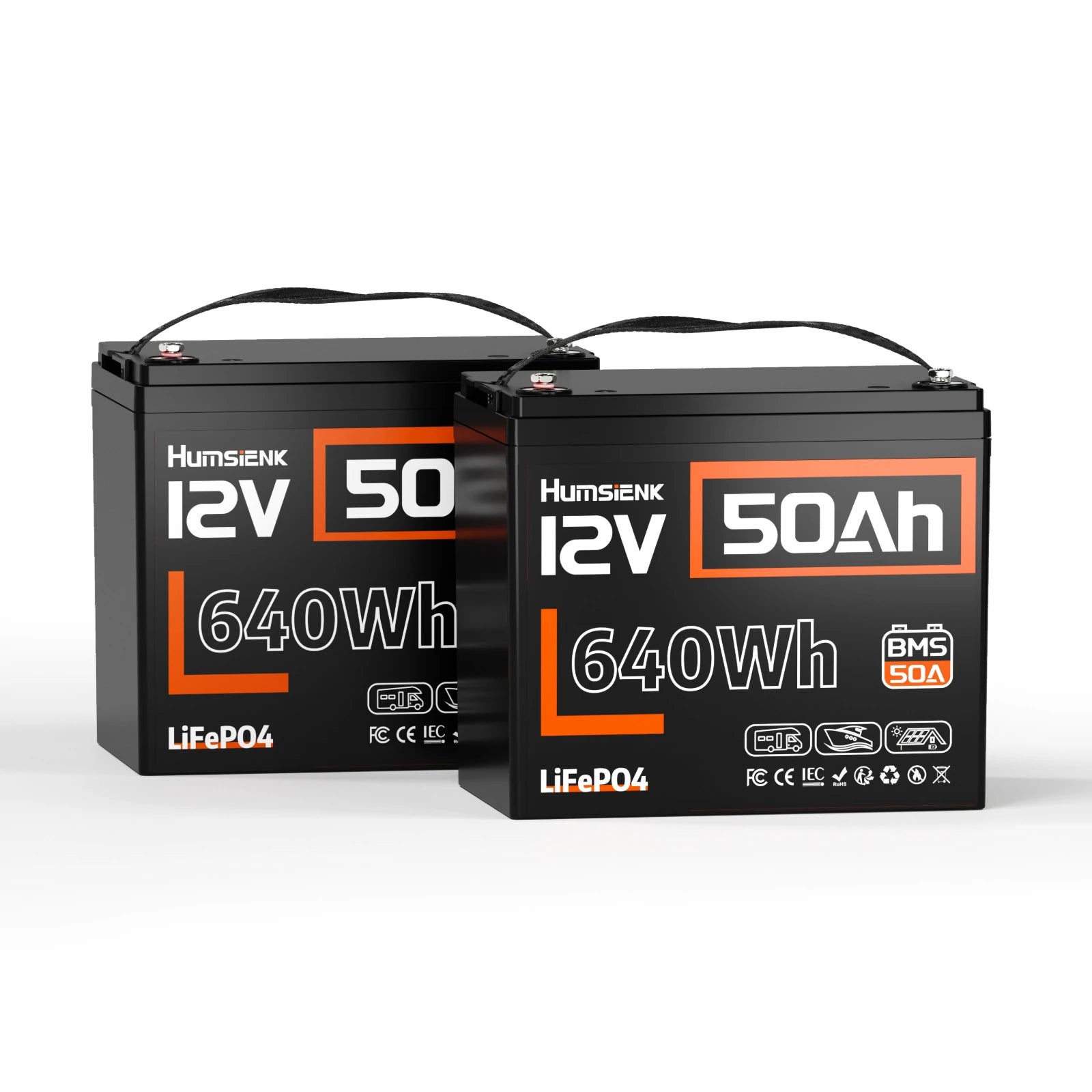 【Pre Sale】Humsienk 12V 50Ah LiFePO4 Battery