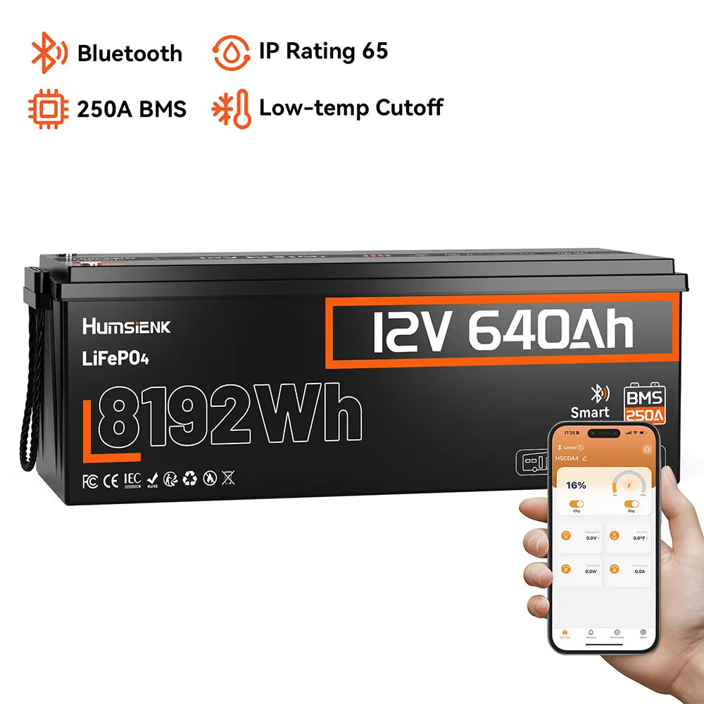 Humsienk_48V_314Ah_Wall_Mount_LiFePO4_Battery_200A_BMS_Bluetooth_Package