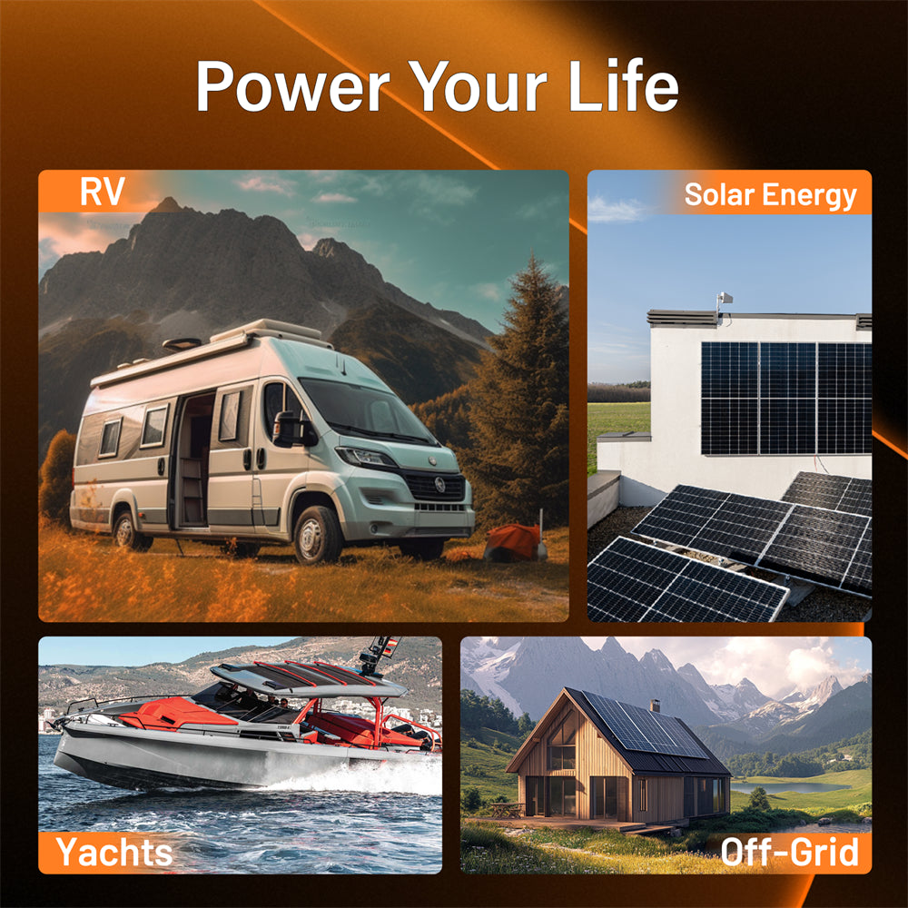 [⚡Automatic $50 OFF] 12V 640Ah Bluetooth LiFePO4 Battery with 250A BMS