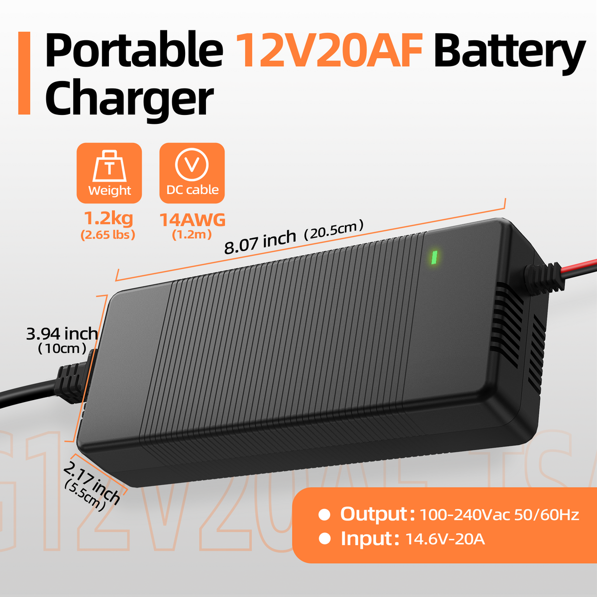 Humsienk_12v_20A_Portable_LiFePO4_Battery_Charger
