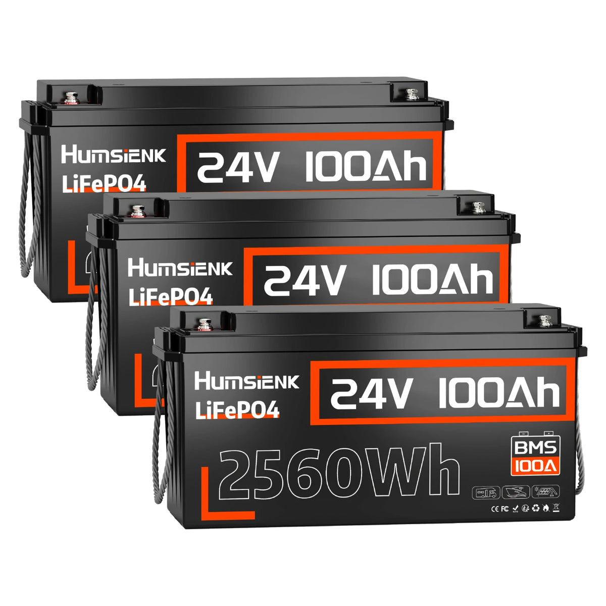 Humsienk_24V_100Ah_LiFePO4_Battery_3PACK