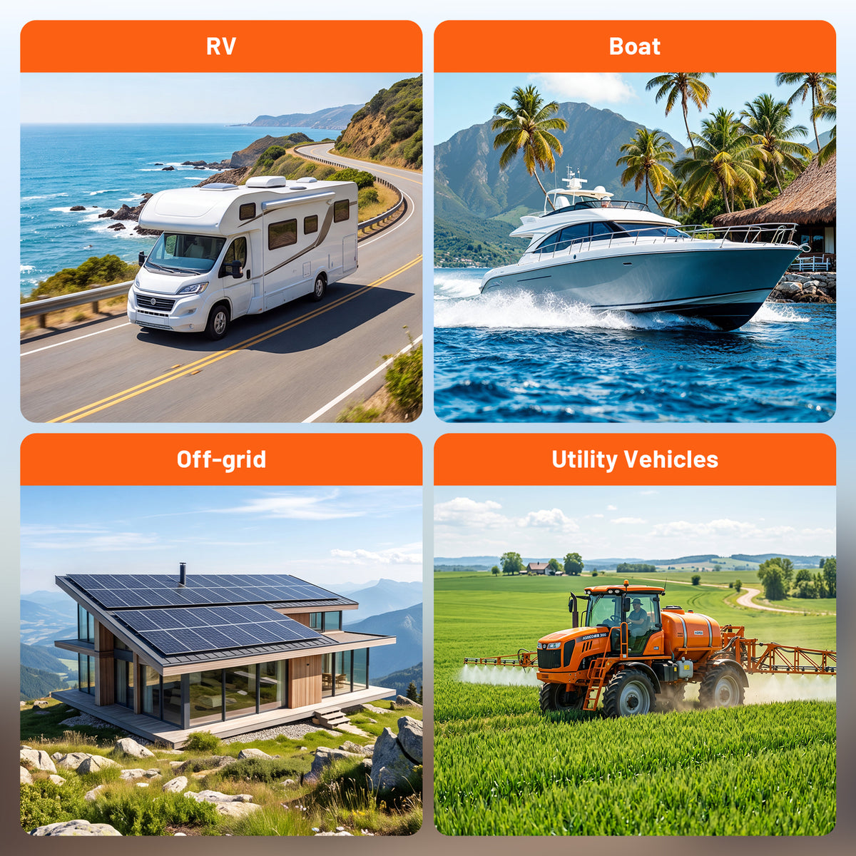 Humsienk 24V 230Ah 1800CCA Self‑Heating Bluetooth LiFePO4 Battery with 200A BMS