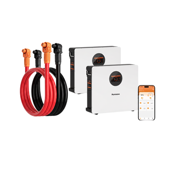Humsienk 48V 200Ah 10.24kWh Wall-Mounted LiFePO4 Battery Bundle