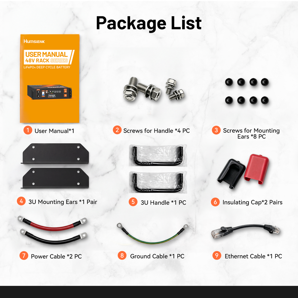 Humsienk 48V 8kW Solar Inverter Bundle