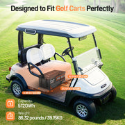 Humsienk_48V_100Ah_Golf_Cart_LiFePO4_Battery_5120Wh_Lghtweight