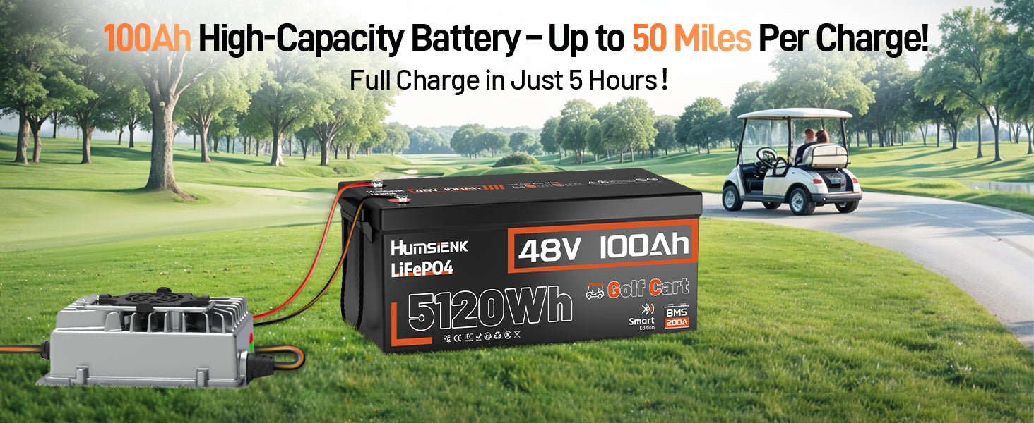 Humsienk_48V_100Ah_Golf_Cart_LiFePO4_Battery_Fast_Charge