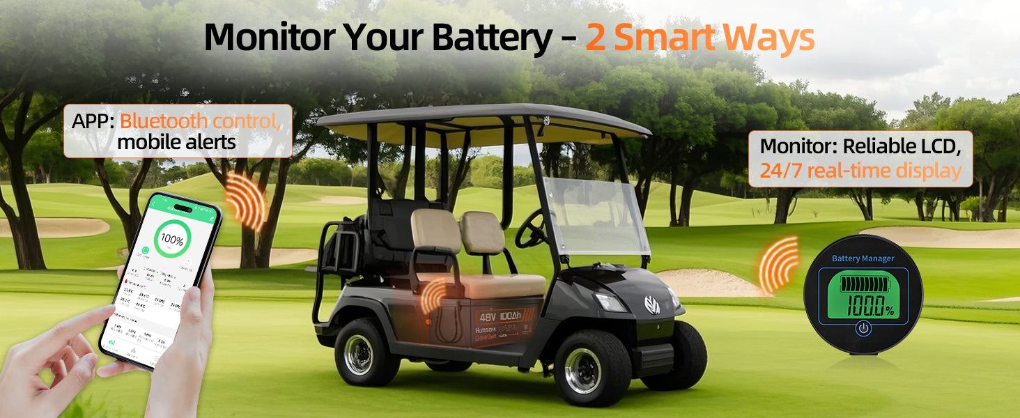 Humsienk_48V_100Ah_Golf_Cart_LiFePO4_Battery_Monitor_PC