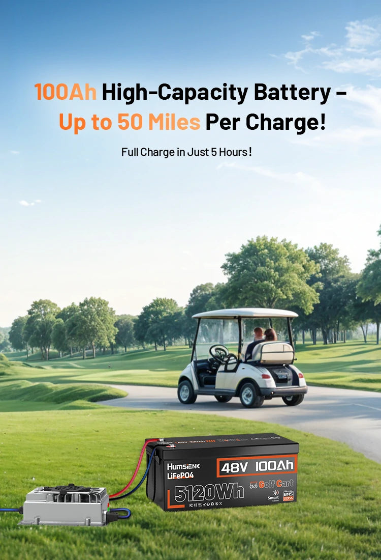 Humsienk_48V_100Ah_Golf_Cart_LiFePO4_Battery_Fast_Charge
