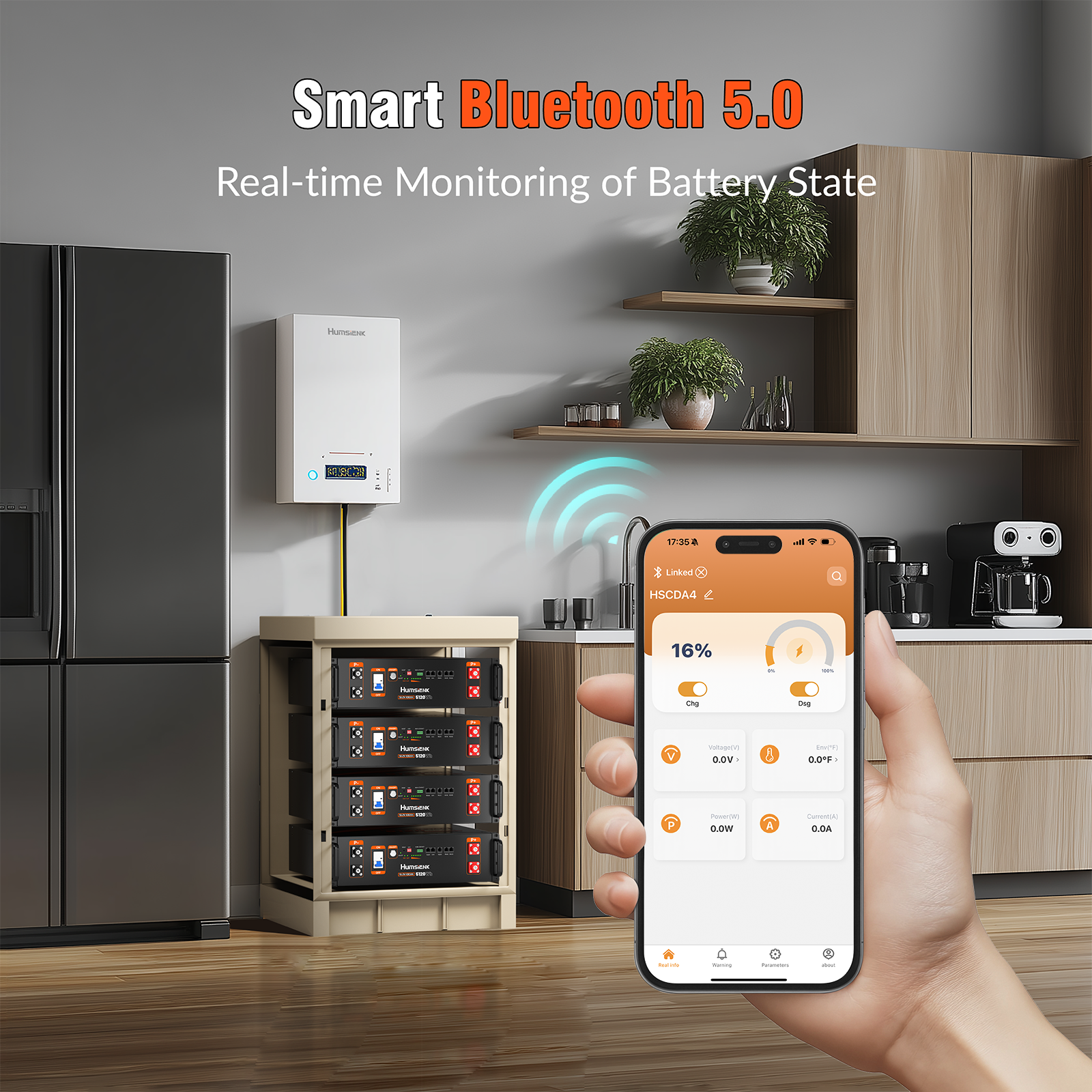 Humsienk_48V_100Ah_Server_Rack_3U_LiFePO4_Battery_Bluetooth_5.0