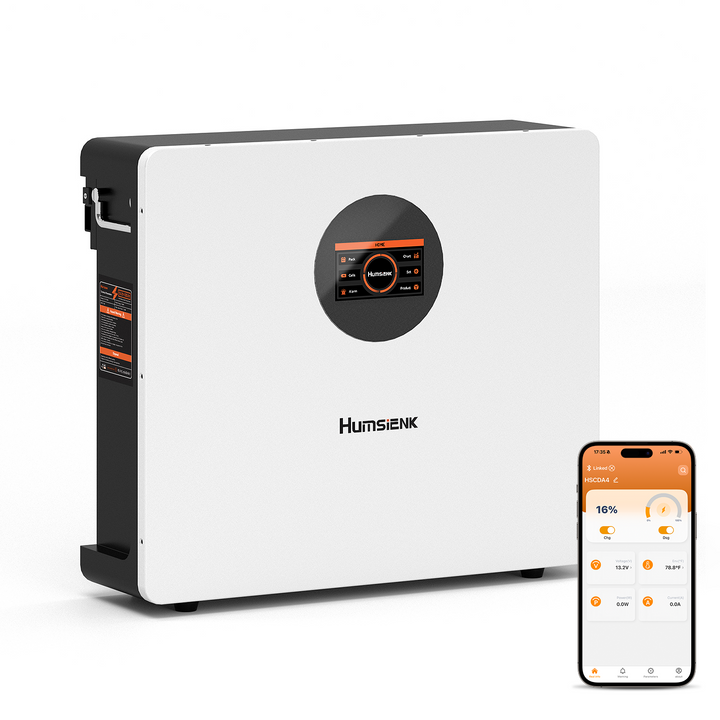 Humsienk 48V 5.12kWh~20.48kWh LiFePO4 Battery | Home Storage & Off