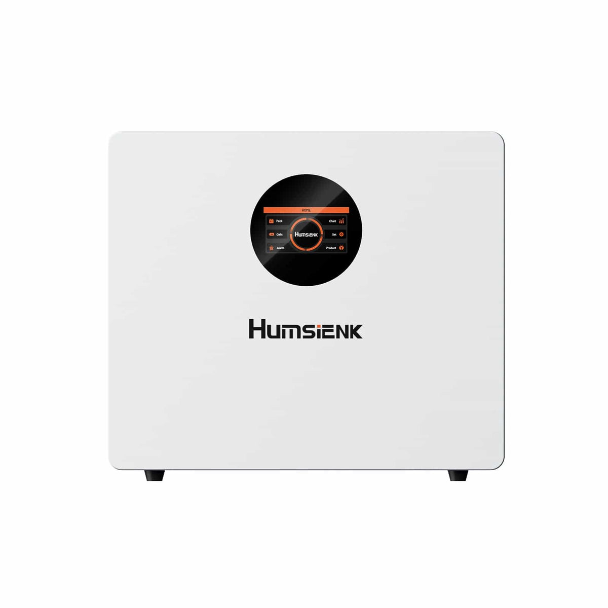 Humsienk 48V 100Ah Wall-mounted Bluetooth LiFePO4 Battery with Active Balancing & LCD Touchscreen
