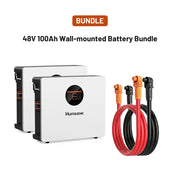 Humsienk 48V 200Ah 10.24kWh Wall-Mounted LiFePO4 Battery Bundle