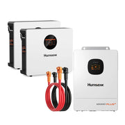Humsienk 48V 200Ah 10.24kWh Wall-Mounted LiFePO4 Battery Bundle