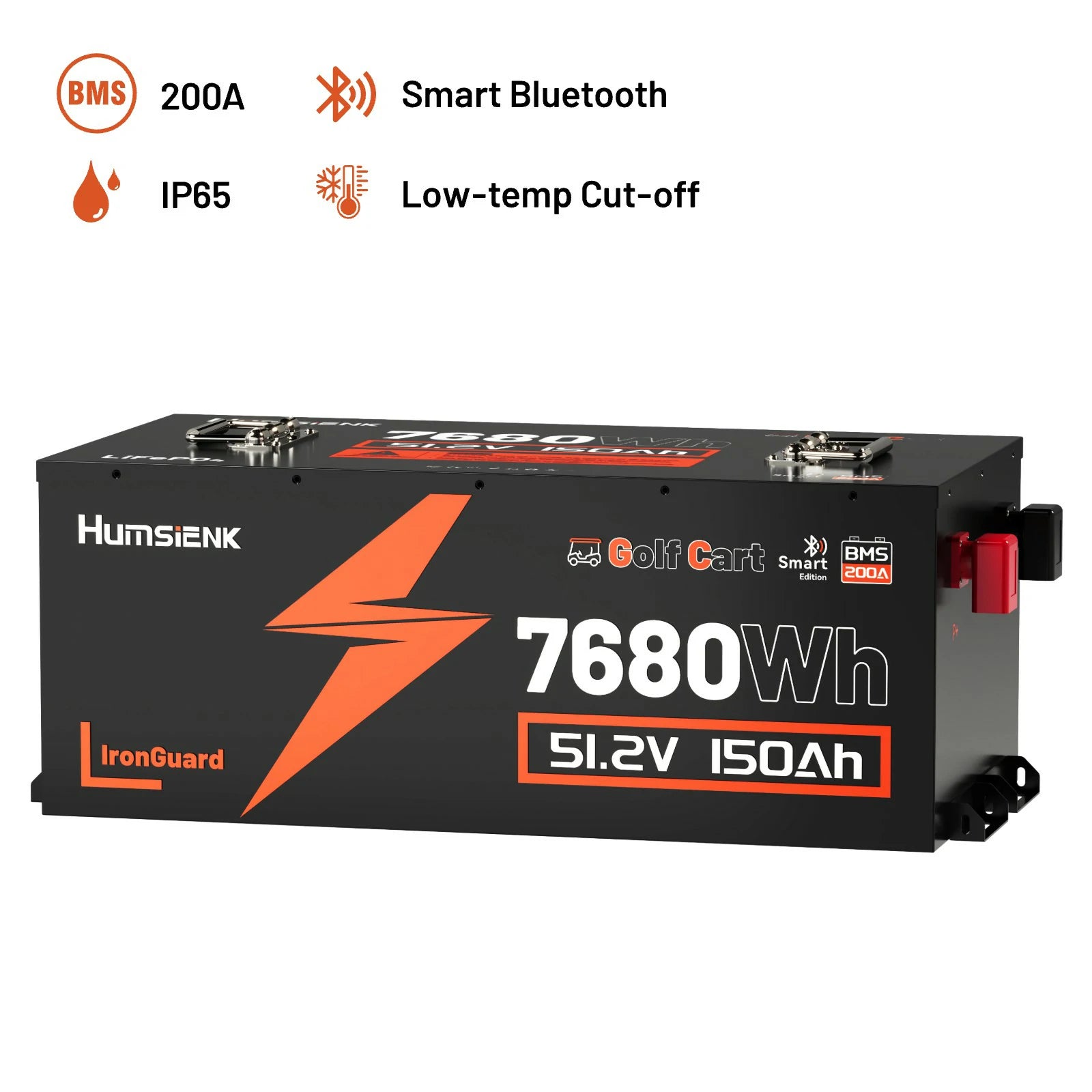 Humsienk_48V_150Ah_Golf_Cart_LiFePO4_Battery_200A_BMS