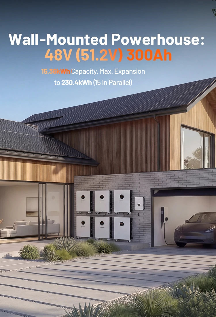Humsienk_48V_300Ah_Wall_Mounted_LiFePO4_Battery_15.36kWh_Energy_Mobile