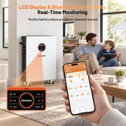 Humsienk 48V 314Ah Floor-standing Bluetooth LiFePO4 Battery 2 Pack 32.15kWh Bundle