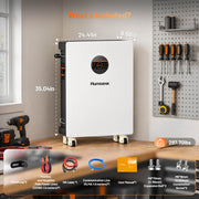 Humsienk 48V 314Ah Floor-standing Bluetooth LiFePO4 Battery 2 Pack 32.15kWh Bundle