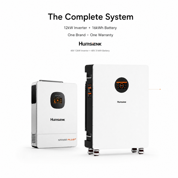 48V 12kw inverter and battery
