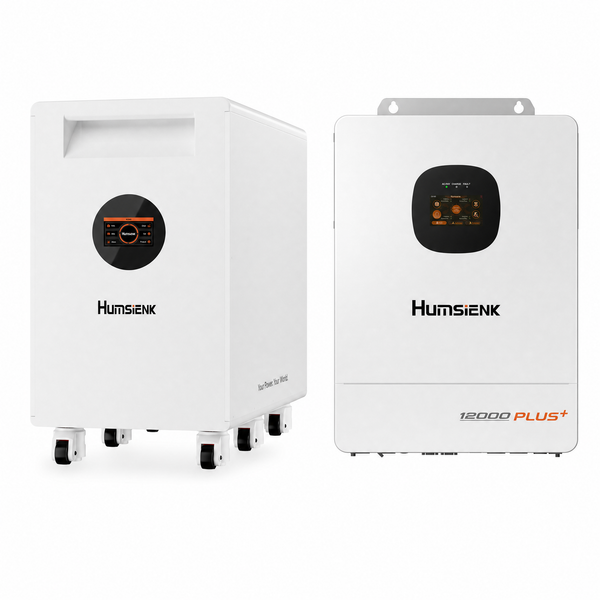 Humsienk 48V 628Ah 32kwh LiFePO4 Battery with 12kw inverter